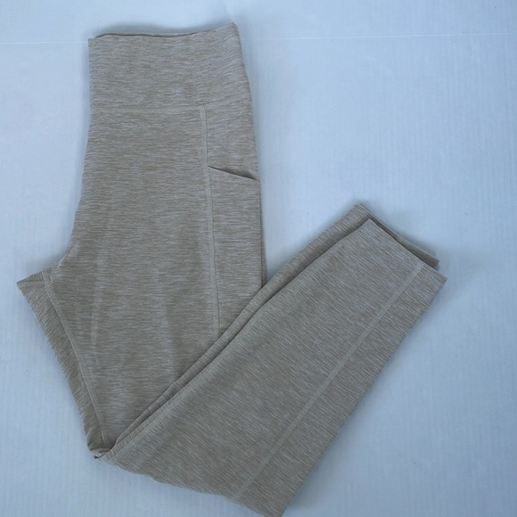 Abercrombie & Fitch Heather Light Tan Leggings Medium - Picture 17 of 17